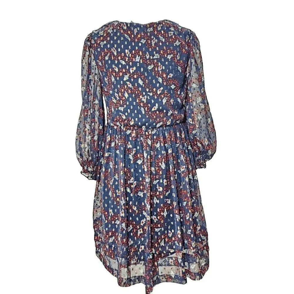 ✨Urban Outfitters UO Cheetah Print Chiffon Mini Sz Medium Dress✨
